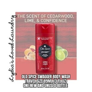 💥 5/$10 Old Spice Swagger Body Wash Travel Size 3ml New